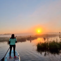 DĀVANU KARTE SAULLĒKTS PURVĀ AR SUP DĒLI VAI LAIVU & BROKASTIS